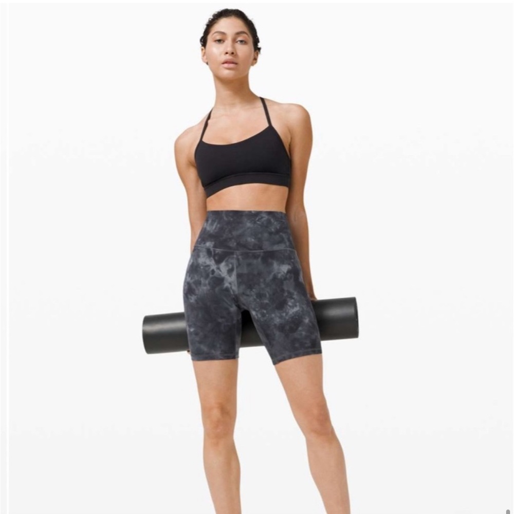 Lululemon Align Short 8" *Diamond Dye Pitch Grey Graphite Grey size 2